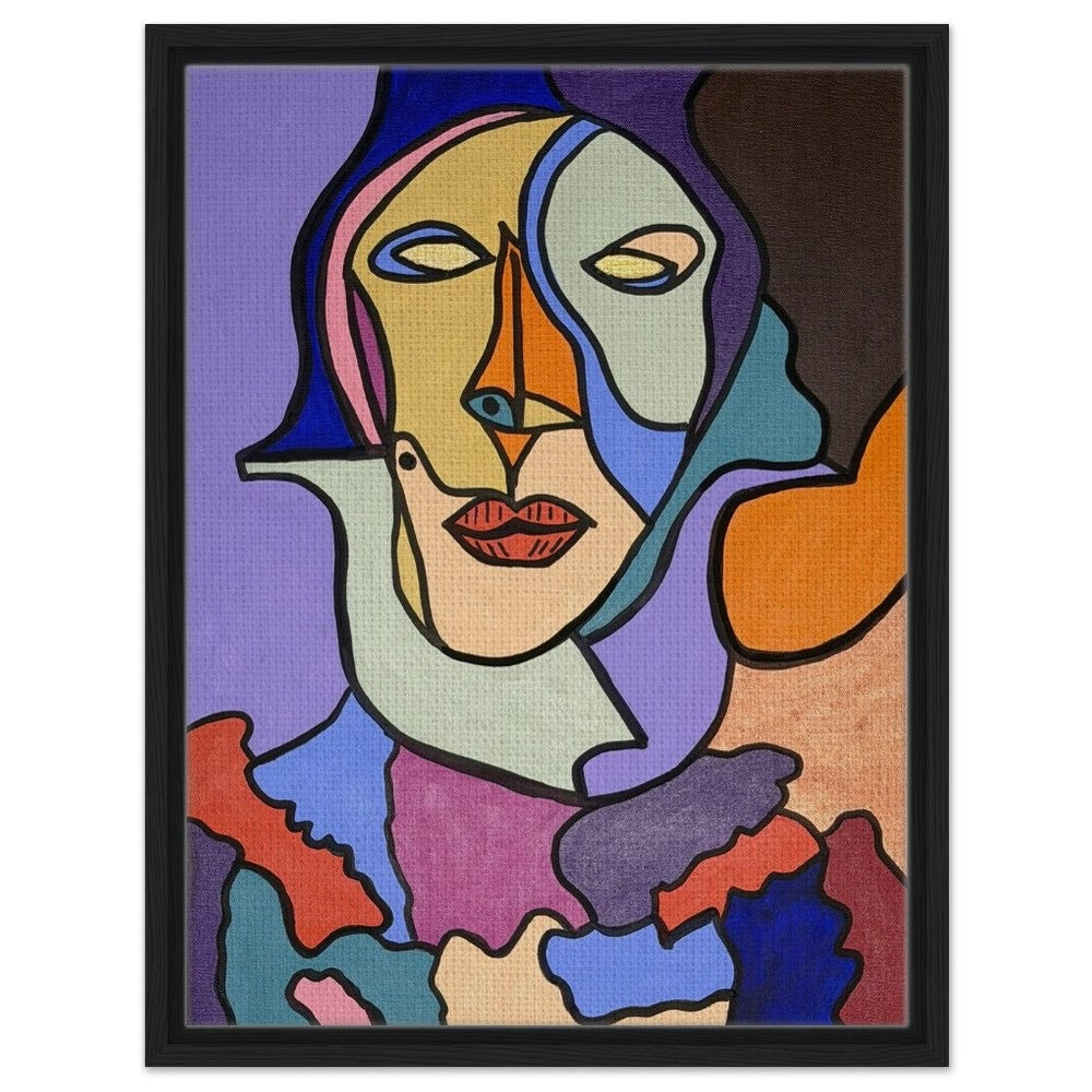 "Fragments of a Woman" Framed Canvas 45x60 cm / 18x24″