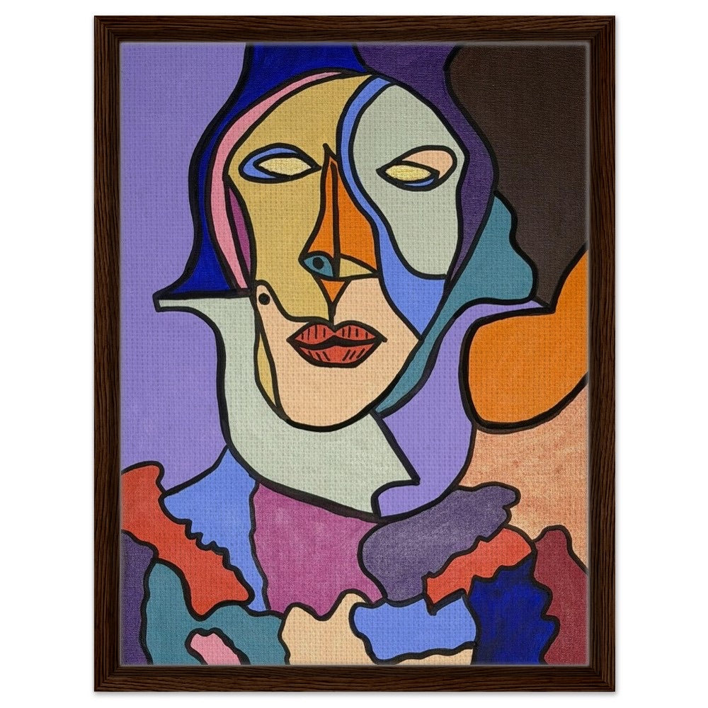 "Fragments of a Woman" Framed Canvas 45x60 cm / 18x24″