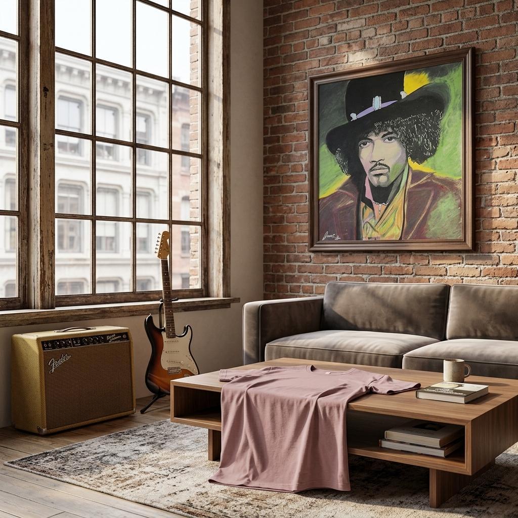 Jimi Hendrix — Heavyweight Art Tee