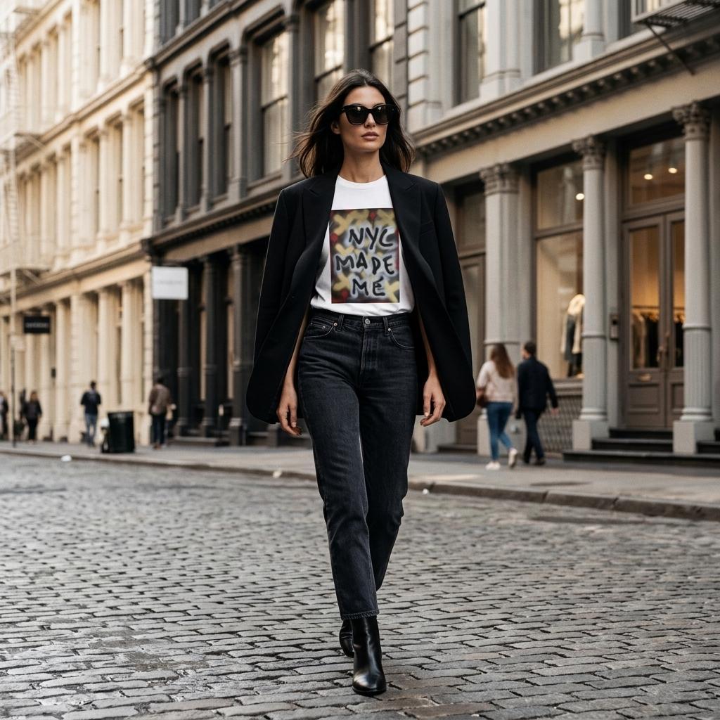 NYC Made Me — Evolution Heavyweight T-Shirt