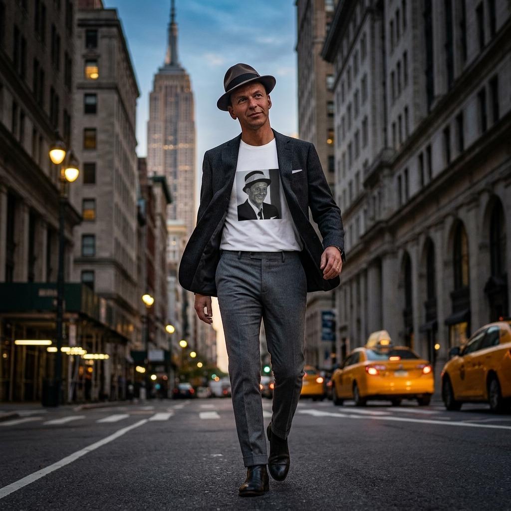 Ol’ Blue Eyes — Heavyweight T-Shirt