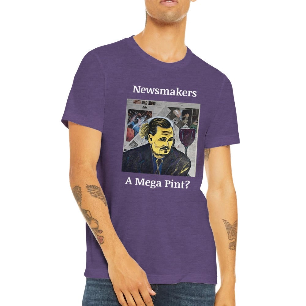 "Newsmakers - A Mega Pint?" Triblend Unisex Crewneck T-shirt