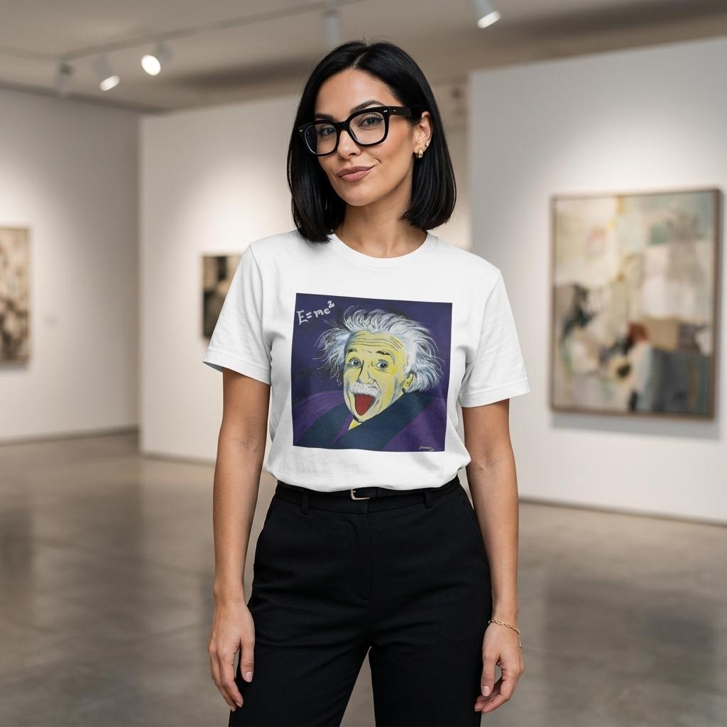 Albert Being Einstein — Heavyweight T-Shirt