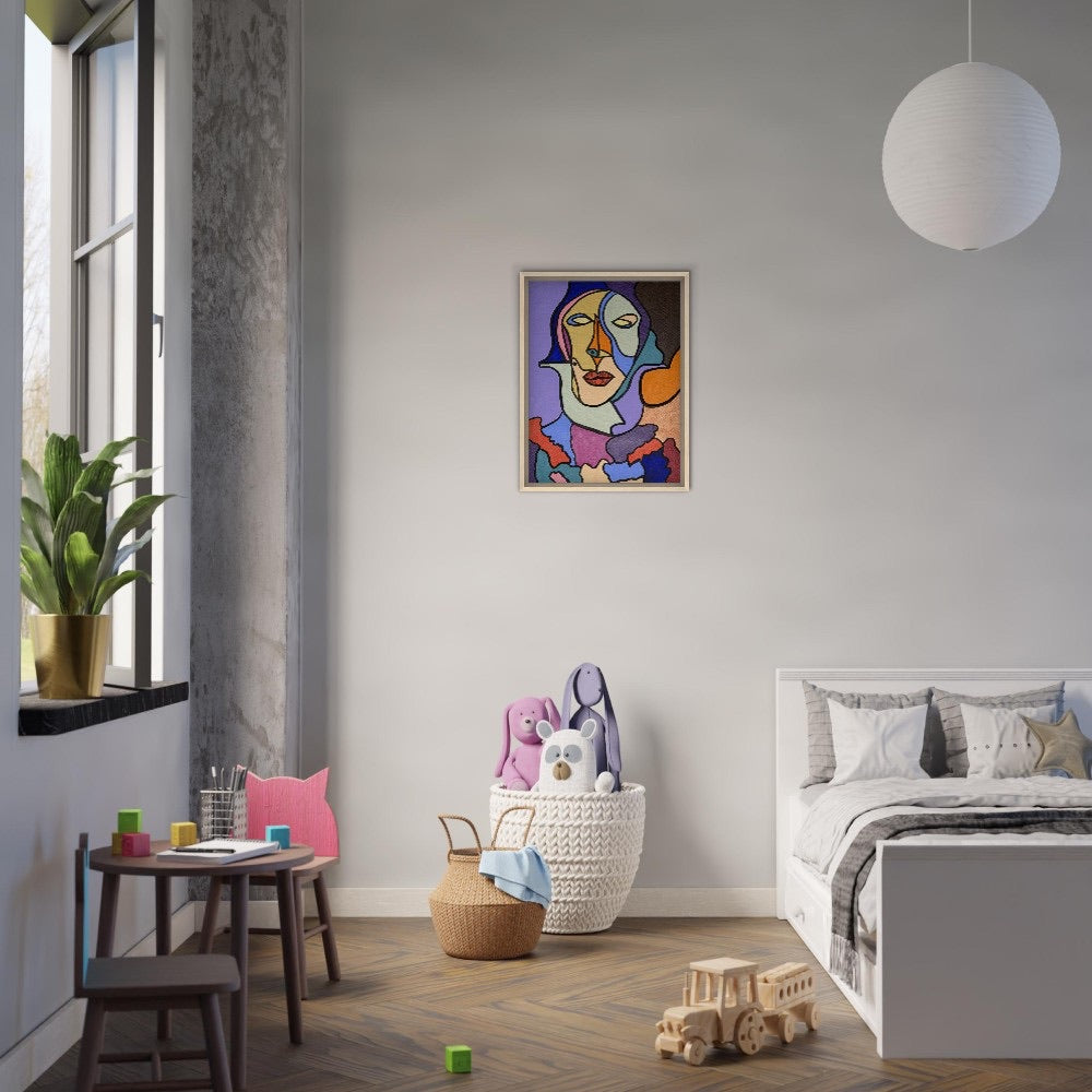 "Fragments of a Woman" Framed Canvas 45x60 cm / 18x24″