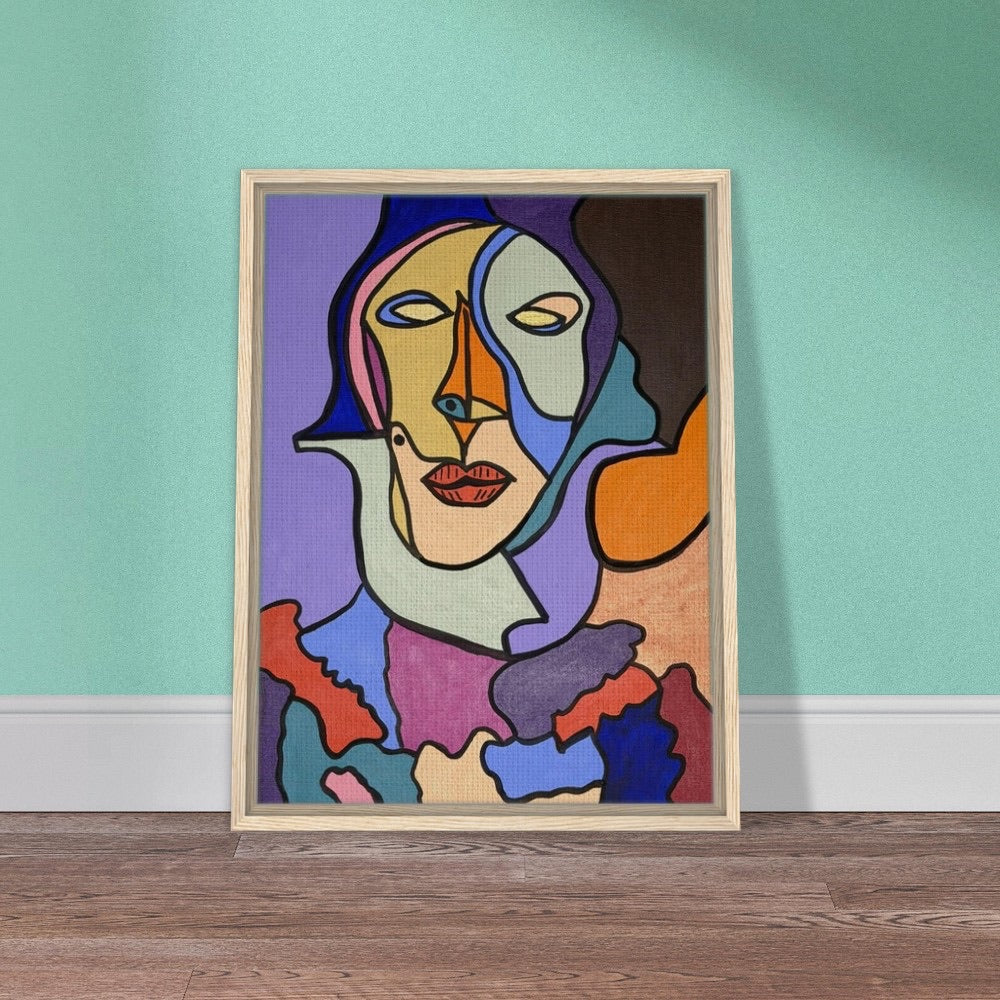 "Fragments of a Woman" Framed Canvas 45x60 cm / 18x24″
