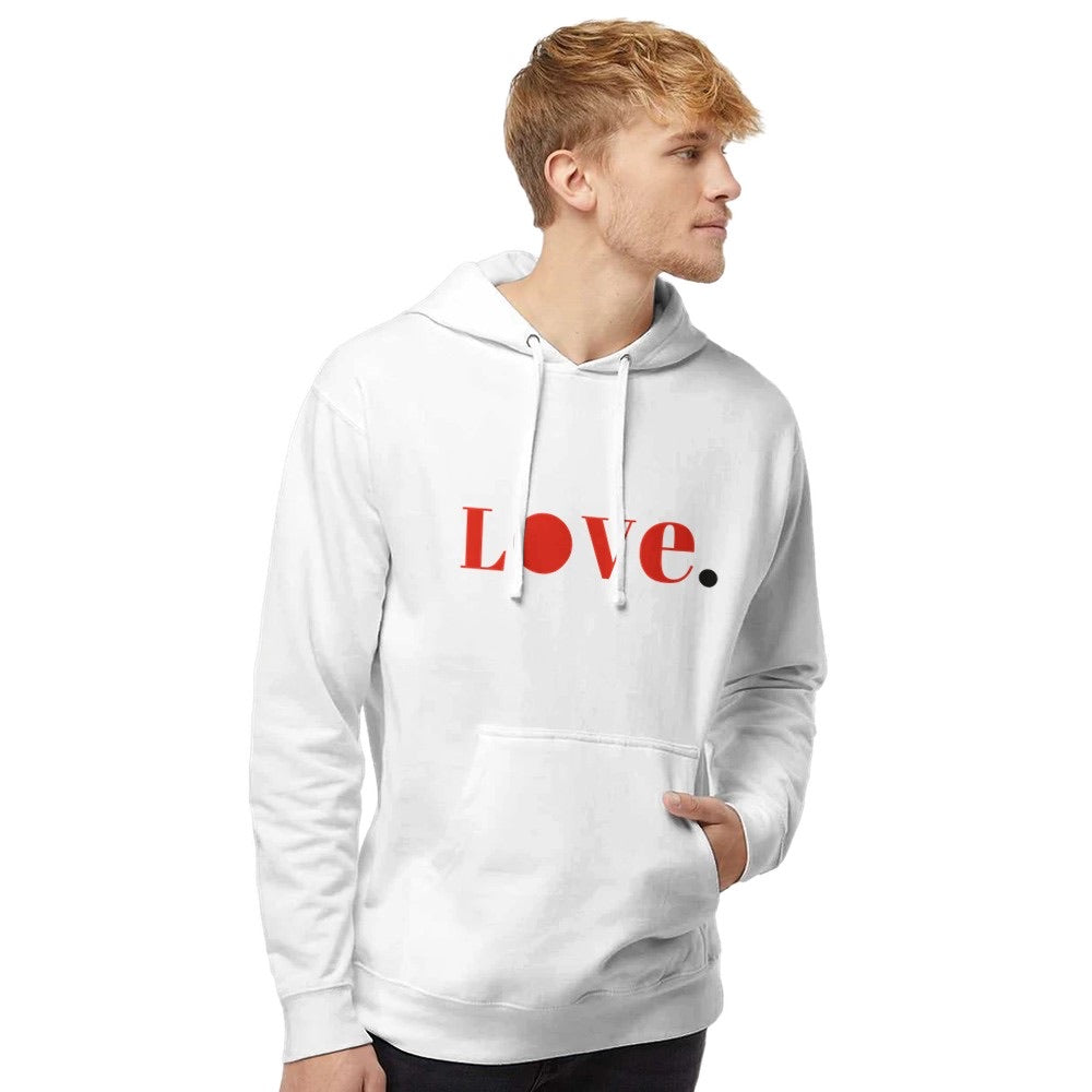 LOVE. Unisex  Midweight Hooded Sweatshirt