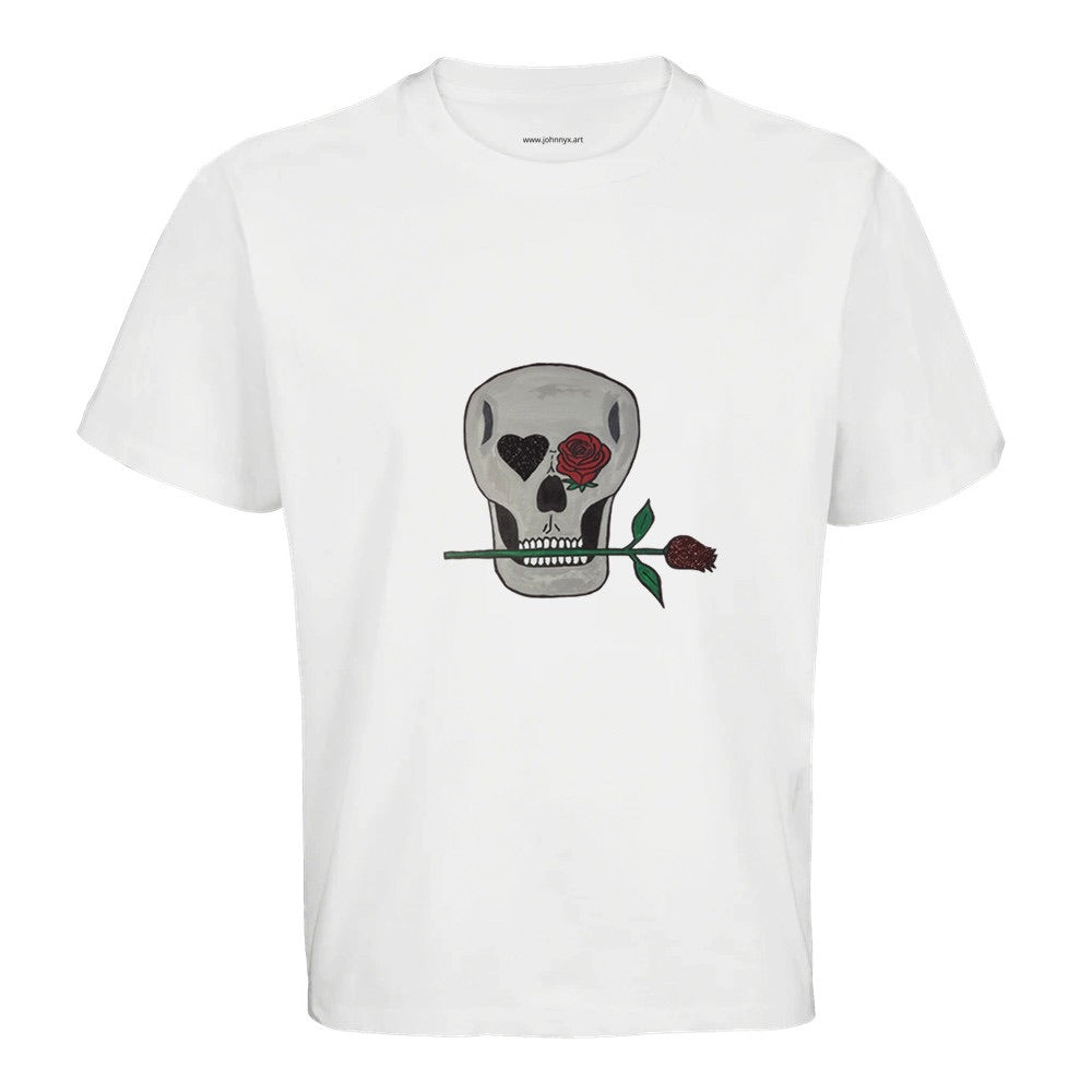 Skull and Roses Premium Unisex Crewneck T-shirt