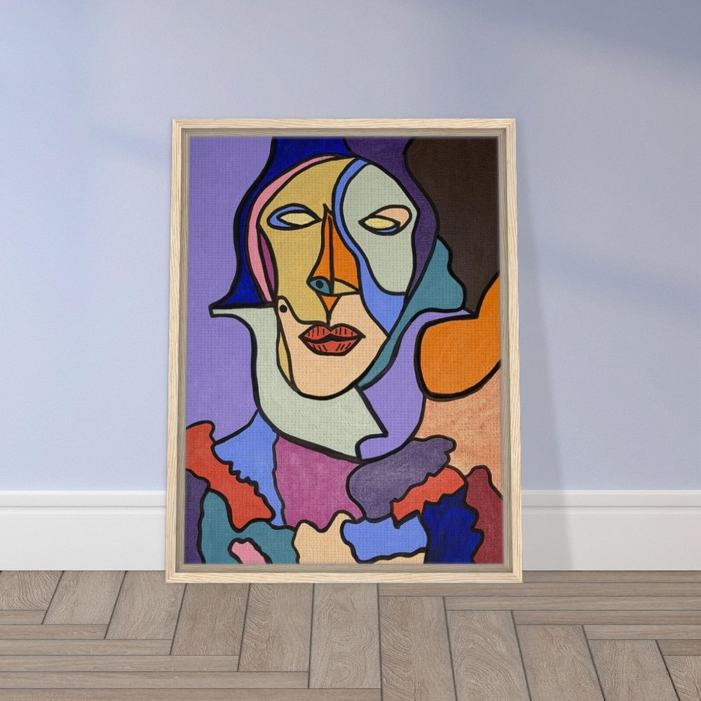 "Fragments of a Woman" Framed Canvas 45x60 cm / 18x24″