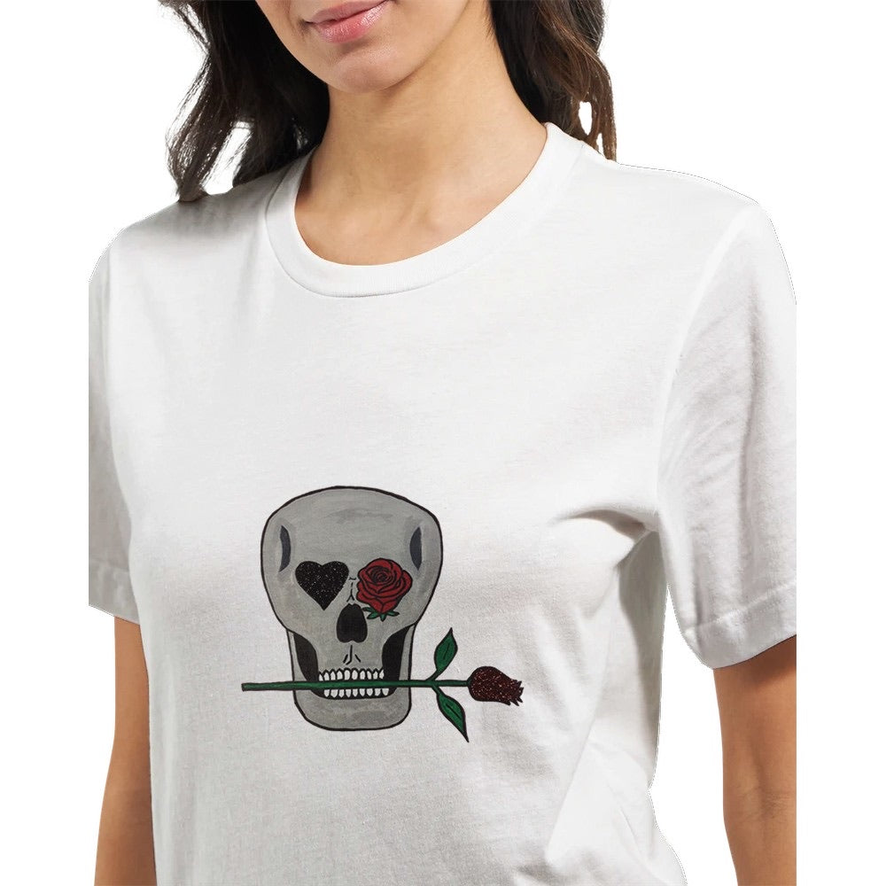 Skull and Roses Premium Unisex Crewneck T-shirt
