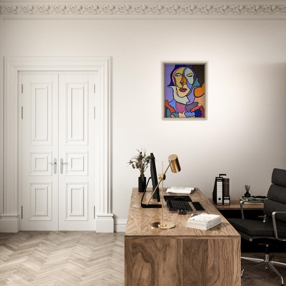 "Fragments of a Woman" Framed Canvas 45x60 cm / 18x24″