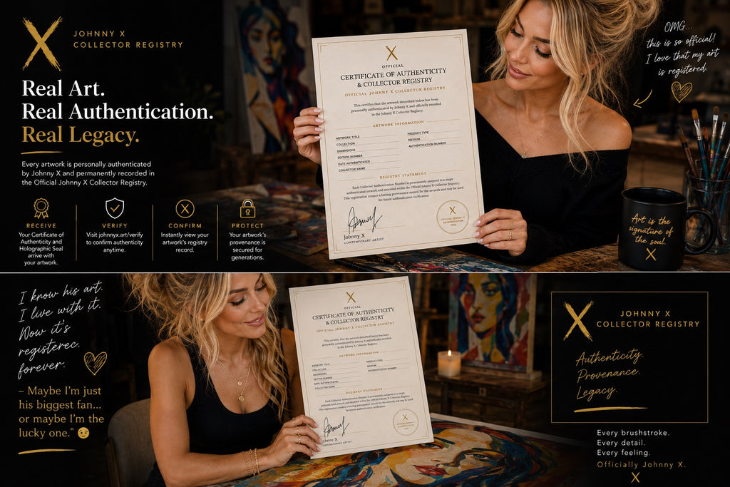 Johnny X Collector Registry Enrollment