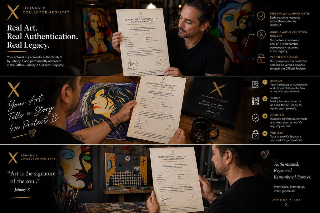 Johnny X Collector Registry Enrollment
