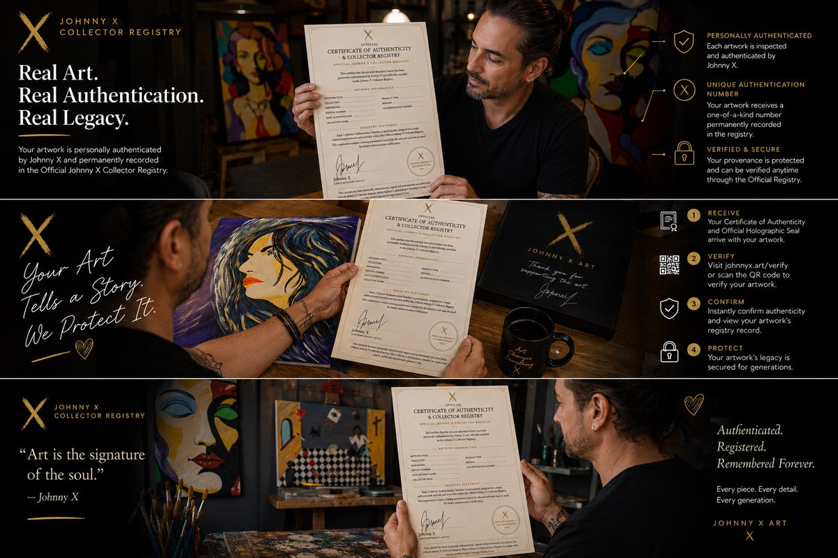Johnny X Collector Registry Enrollment