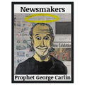 "Newsmakers – Prophet George Carlin" Framed Canvas 60x80 cm / 24x32″