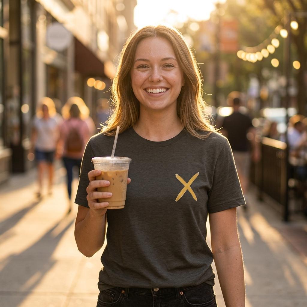 The Johnny X Collection Triblend Unisex Crewneck T-shirt