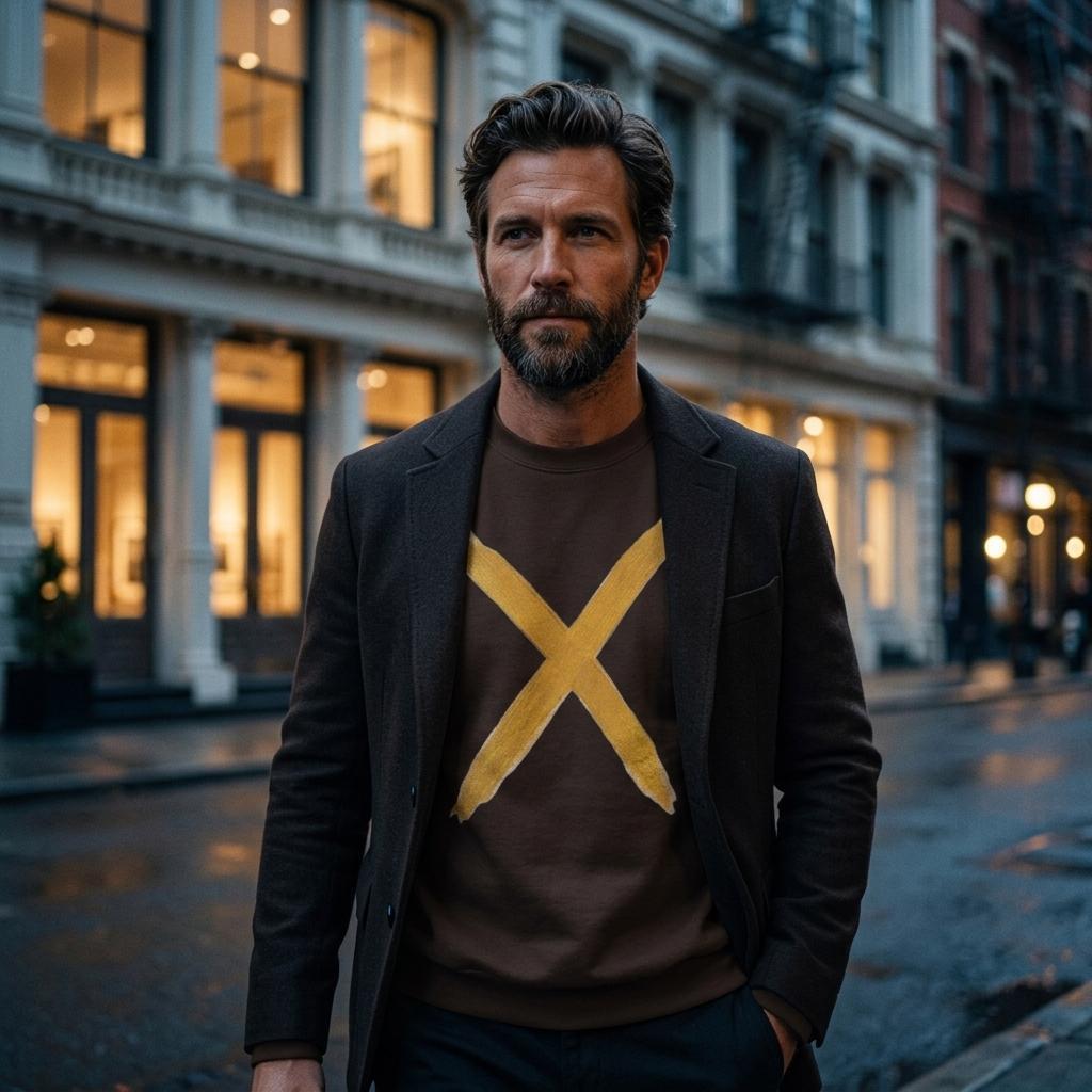 The Johnny X Collection Classic Unisex Crewneck Sweatshirt